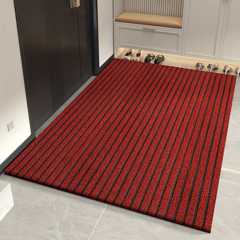 All-Season Door Mat for Indoor and Outdoor Use - WeatherGuard Pro-Red-50cmx80cm-State of Style