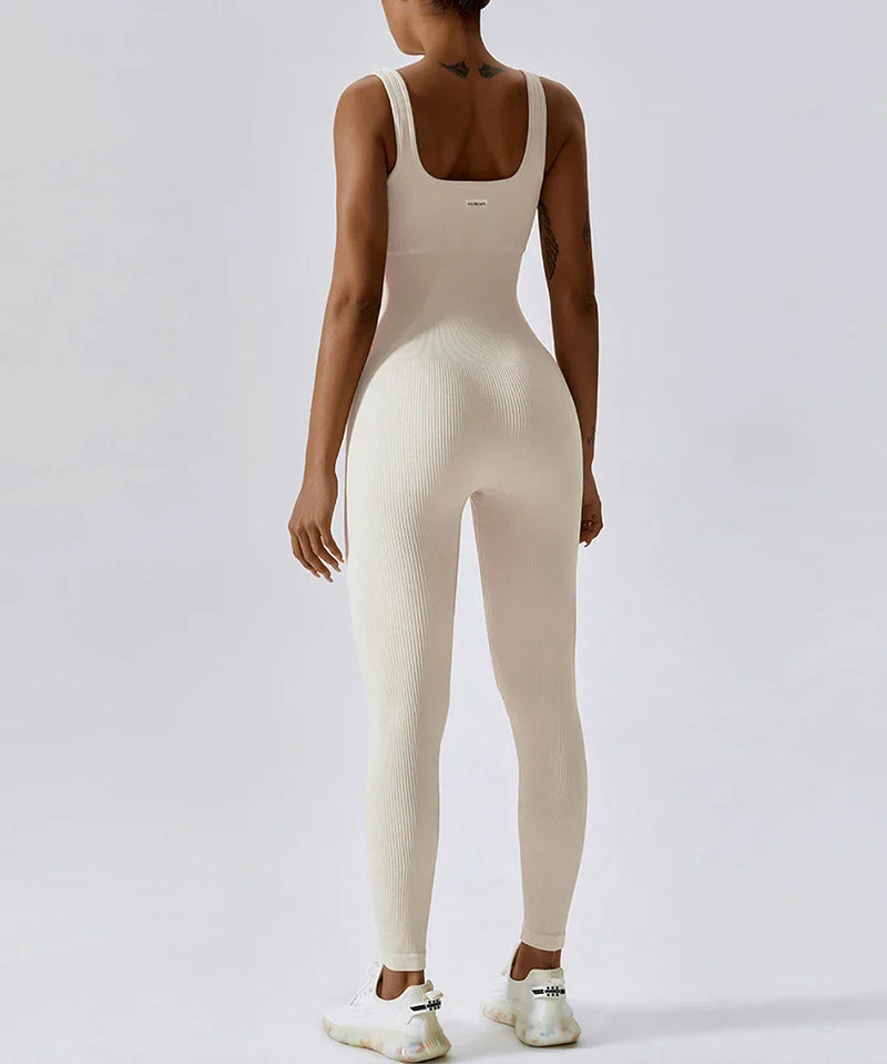All-Season Women’s Fitness Jumpsuit – Nova-Grey-S-State of Style