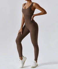 All-Season Women's Fitness Jumpsuit - Nova-Grey-S-State of Style