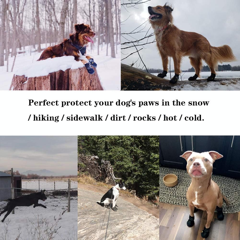 All-Weather Dog Boots for Safe Adventures-Black-1-State of Style