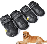 All-Weather Dog Boots for Safe Adventures-Black-1-State of Style