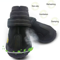 All-Weather Dog Boots for Safe Adventures-Black-1-State of Style