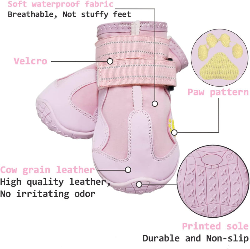 All-Weather Dog Boots for Safe Adventures-Black-1-State of Style