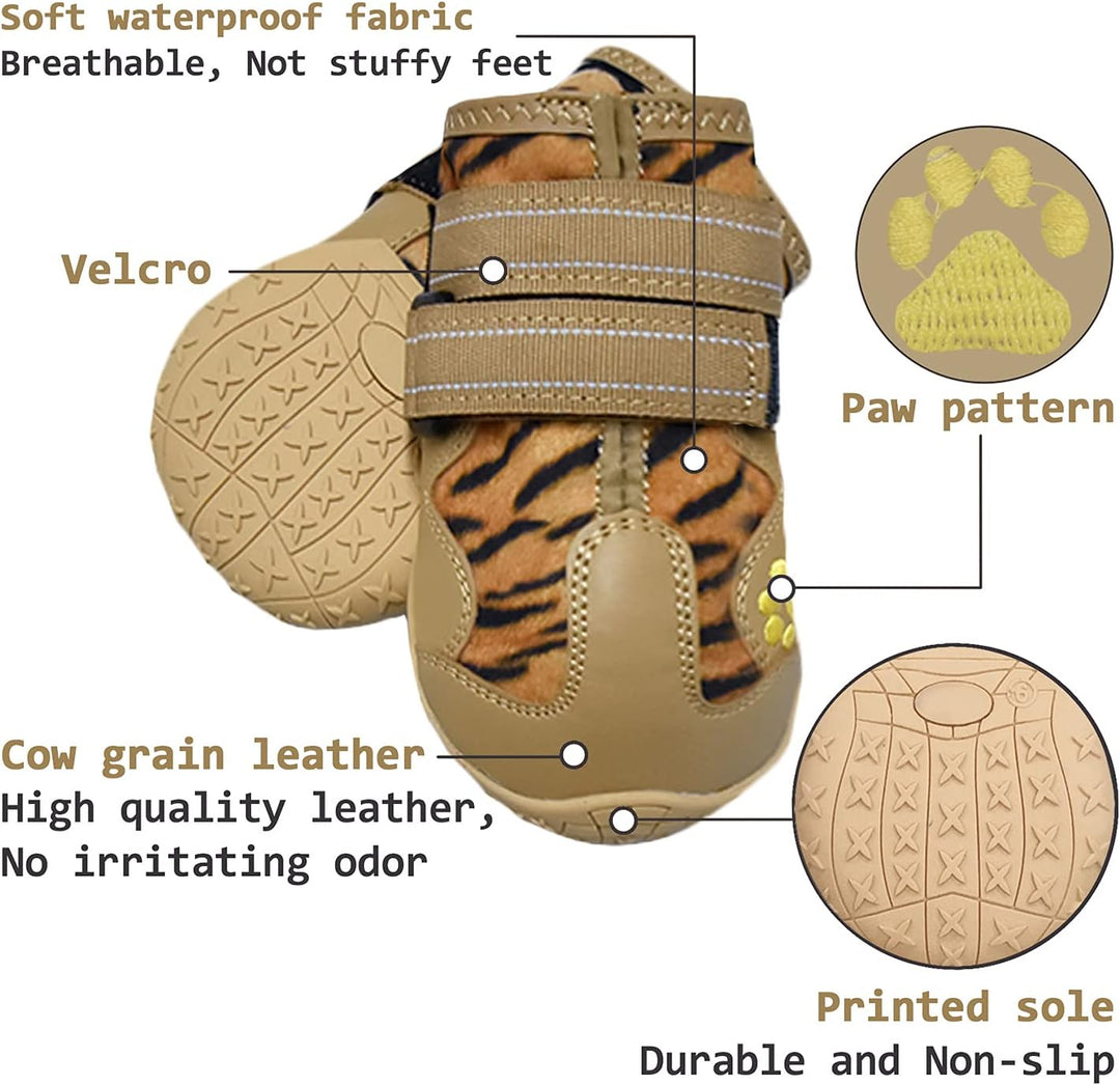 All-Weather Dog Boots for Safe Adventures-Black-1-State of Style