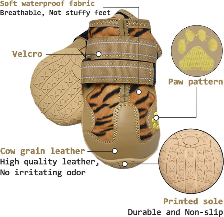 All-Weather Dog Boots for Safe Adventures-Black-1-State of Style