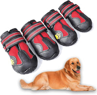 All-Weather Dog Boots for Safe Adventures-Red-1-State of Style
