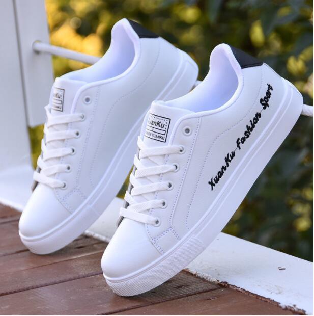 AllieSneaks – Women's Sneakers-White and Black-6.0-State of Style