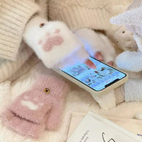 Ally Flip Mink Mittens | Cute and Comfortable-Dark Grey-State of Style