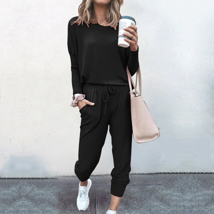 Ally Leisure Suit | Effortless Comfort & Everyday Style-Black-S-State of Style