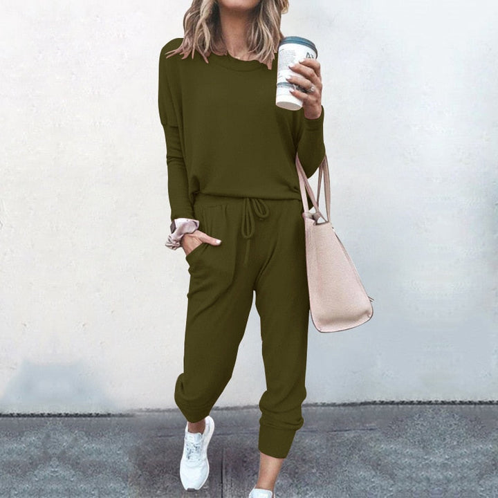 Ally Leisure Suit | Effortless Comfort & Everyday Style-Green-S-State of Style