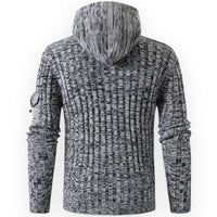 AlpineTrail Men's Stylish Warm Fleece Hoodie-Brown-S-State of Style