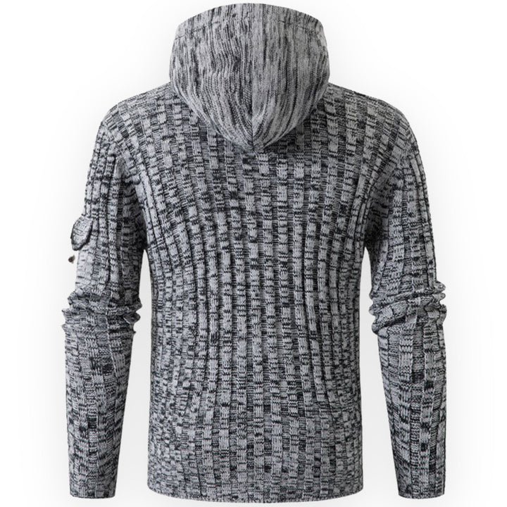 AlpineTrail Men's Stylish Warm Fleece Hoodie-Brown-S-State of Style