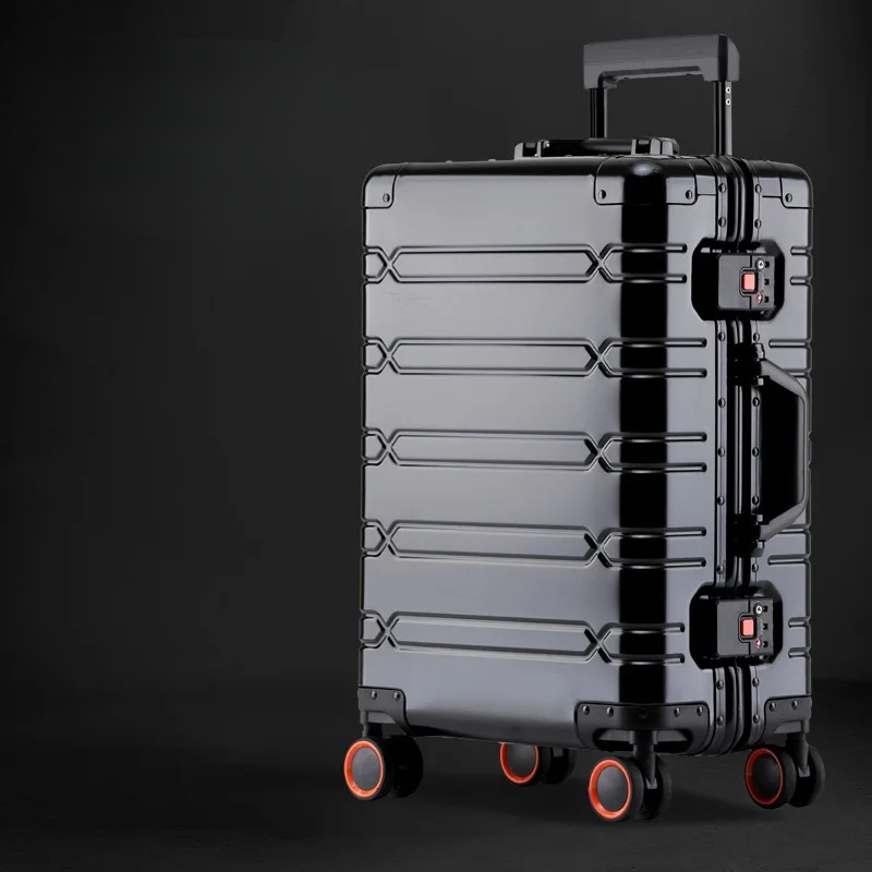 Aluminium-Magnesium briefcase – Luxembourg-Black-S (44 L)-State of Style