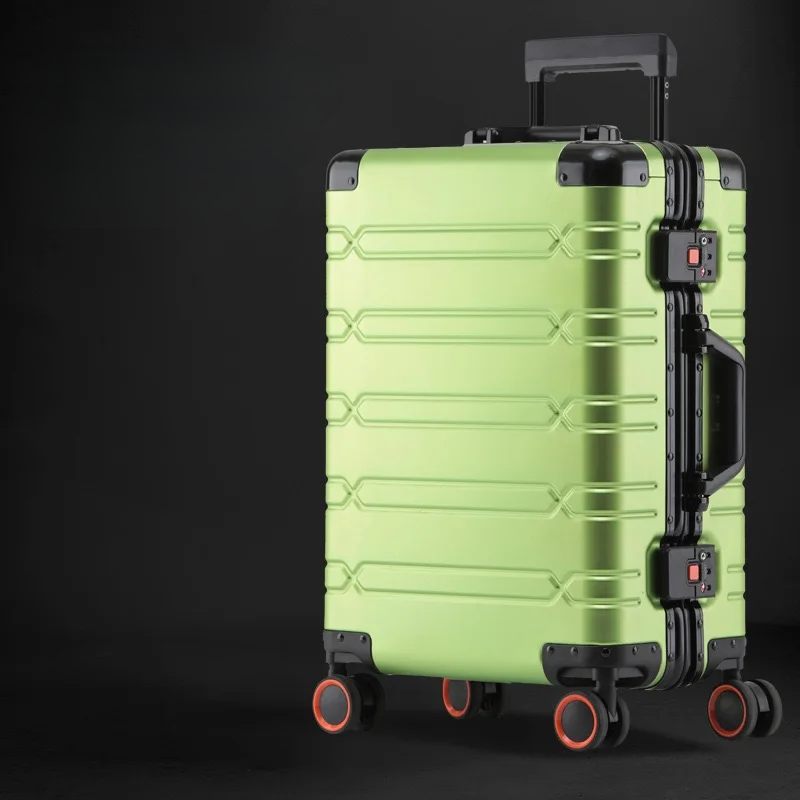 Aluminium-Magnesium briefcase – Luxembourg-Light green-S (44 L)-State of Style