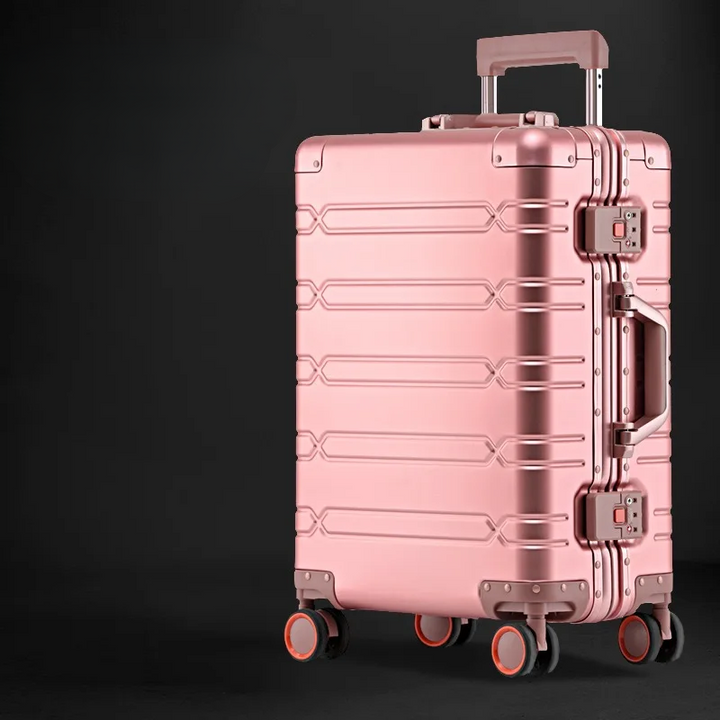 Aluminium-Magnesium briefcase – Luxembourg-Pink-S (44 L)-State of Style