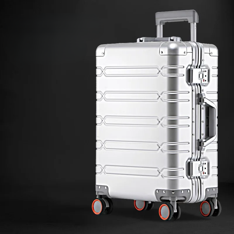 Aluminium-Magnesium briefcase – Luxembourg-Silver-S (44 L)-State of Style