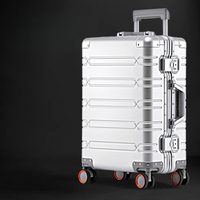 Aluminium-Magnesium briefcase – Luxembourg-Silver-S (44 L)-State of Style