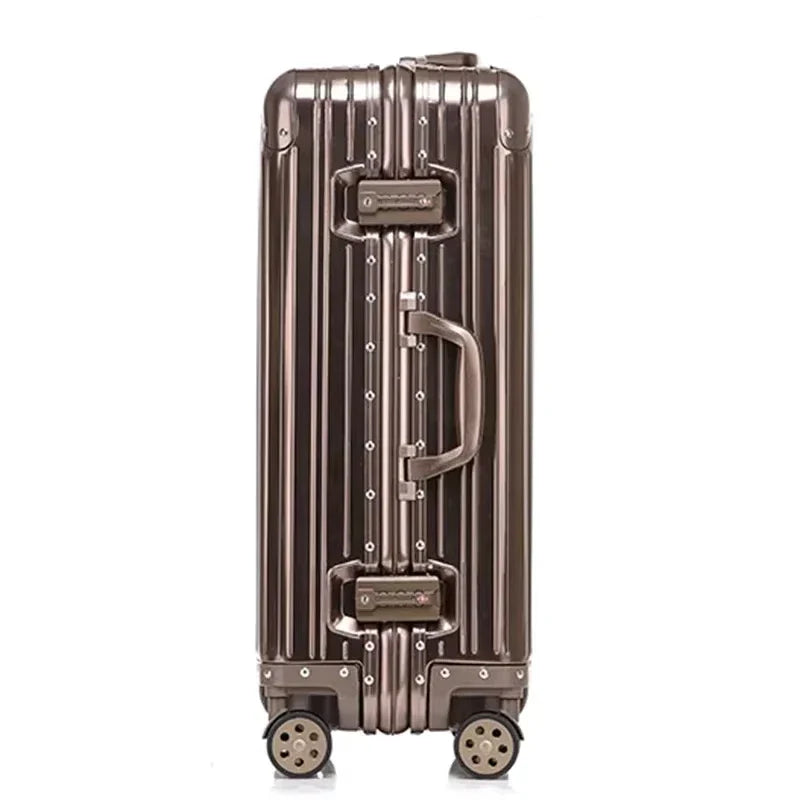 Aluminium-Magnesium hard shell case – Ljubljana-Titanium Gold-S (44 L)-State of Style