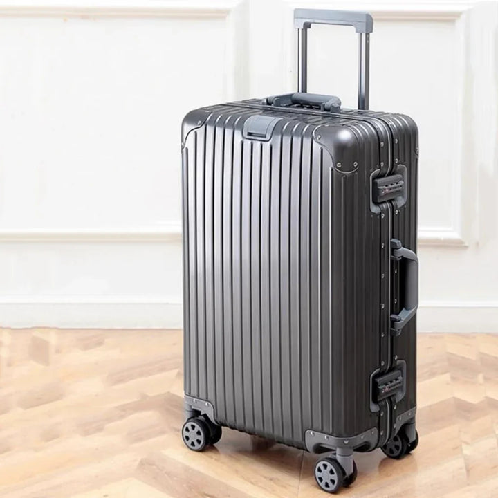 Aluminium-Magnesium hard shell case – Tirana-Gray-S (52 L)-State of Style