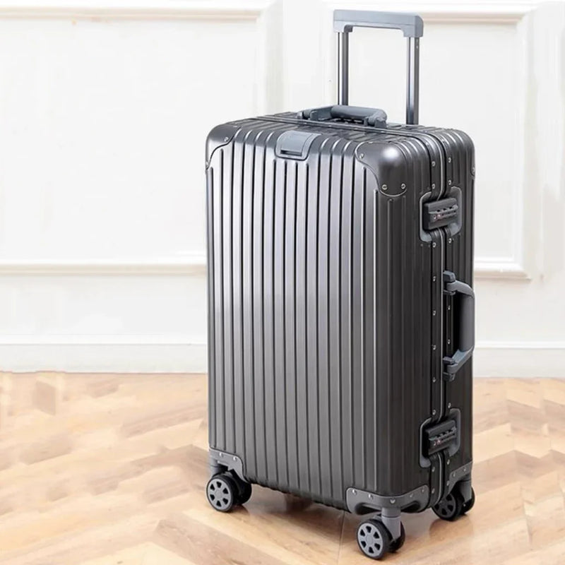 Aluminium-Magnesium hard shell case – Tirana-Gray-S (52 L)-State of Style