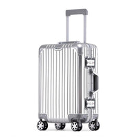 Aluminium-Magnesium hard shell case – Tirana-Silver-S (52 L)-State of Style