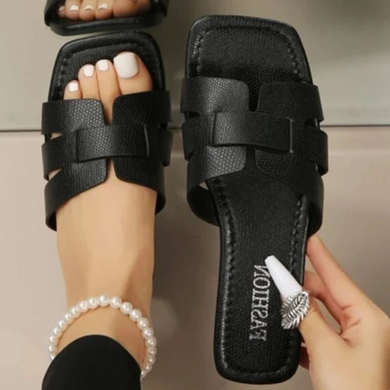 Alyne Sandals – Stylish and Versatile-Black-5.0-State of Style
