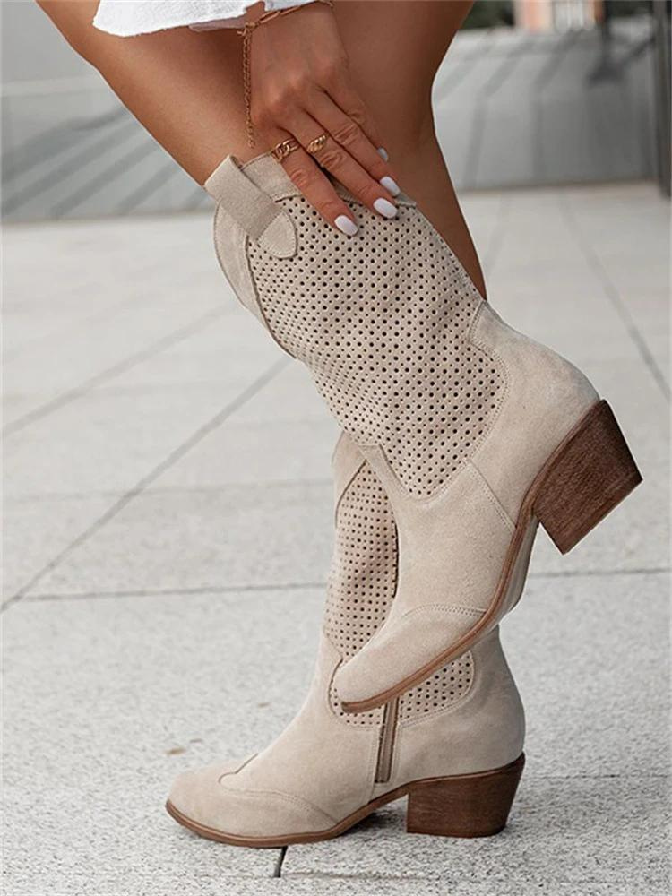 Alyssa Stylish Low-Cut Boots | Comfortable & Chic Footwear-Khaki-5-State of Style