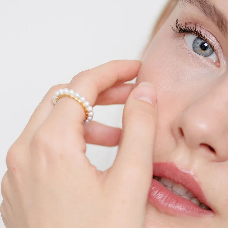 Amaris Pearl Ring of Elegance-Gold-5-State of Style