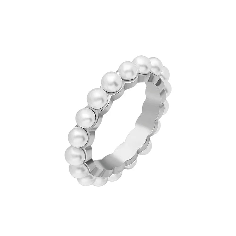 Amaris Pearl Ring of Elegance-Silver-5-State of Style