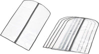 PEVA Garment Storage Bag Set – 5-Pack Dust Covers with Zipper (Buy 1, Take 1 FREE)