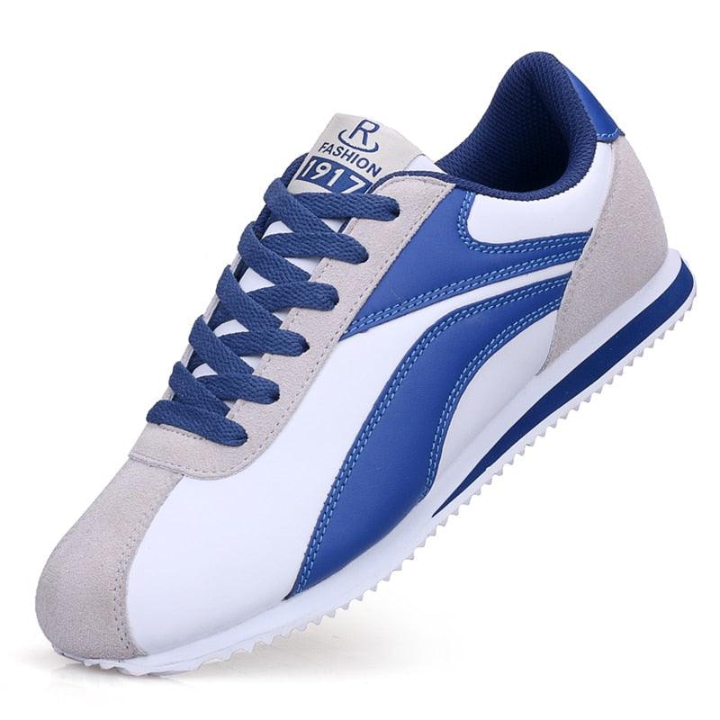 AmberSneaks – Comfortable Women's Sneakers-Blue and White-6.0-State of Style