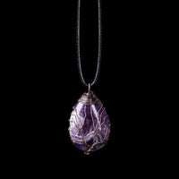 Amethyst Drop Necklace - Seraphina-State of Style