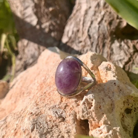Amethyst Spiritual Ring | Women's Jewellery-State of Style