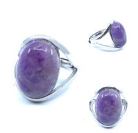 Amethyst Spiritual Ring | Women's Jewellery-State of Style