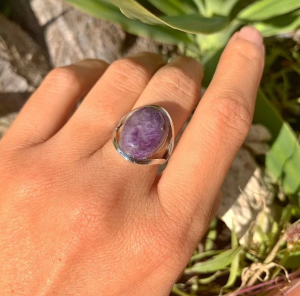 Amethyst Spiritual Ring | Women's Jewellery-State of Style