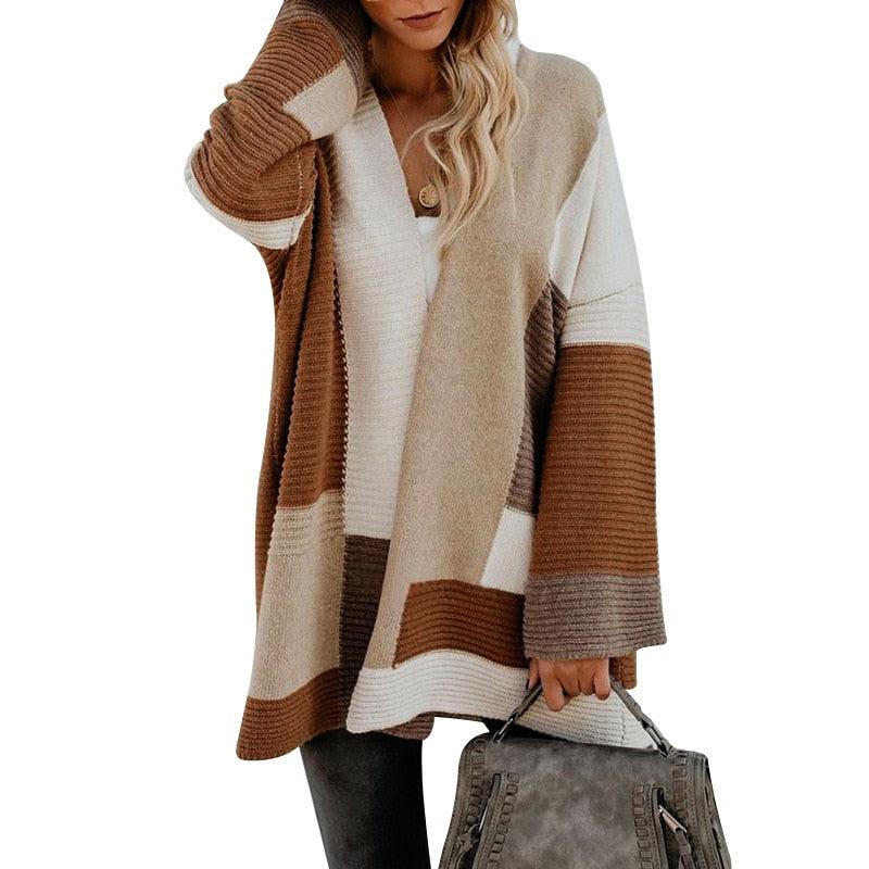 Aminah Pullover | Women's Knitted Sweater-Brown-S-State of Style