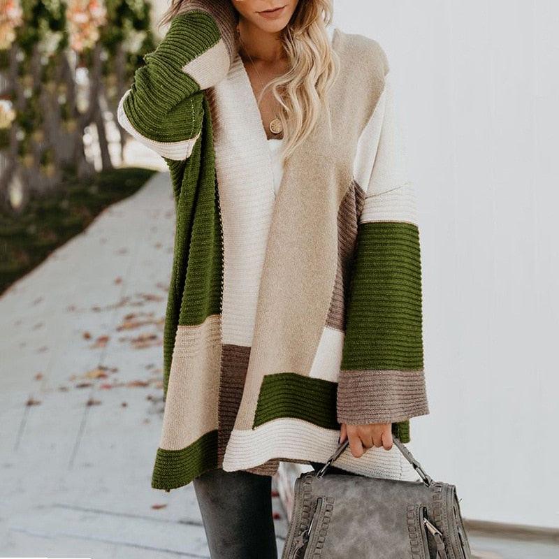 Aminah Pullover | Women's Knitted Sweater-Green-S-State of Style