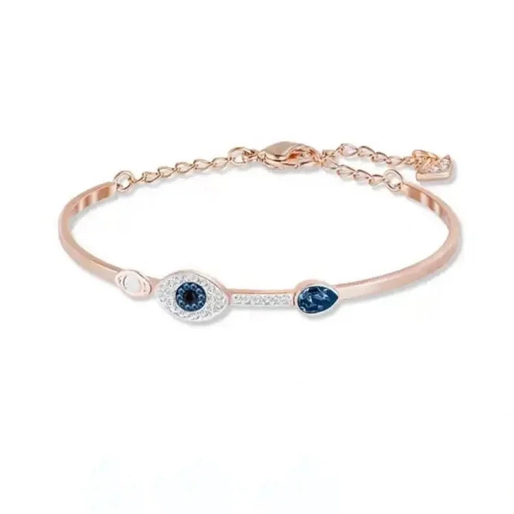 Amira Evil Eye Necklace and Bracelet Set-Bracelet-State of Style