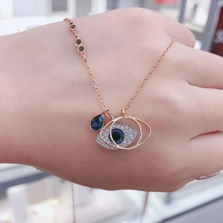 Amira Evil Eye Necklace and Bracelet Set-Necklace-State of Style