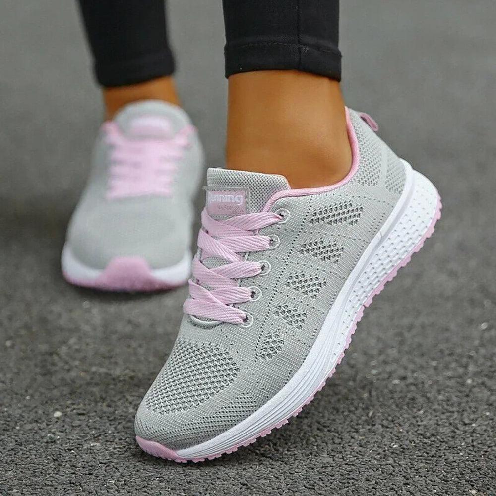 AmiraSneaks | Comfortable Sneakers for Women-Grey-3.0-State of Style