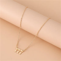 Angel Numbers Stainless Steel Necklace - Celestia-111-Silver-State of Style