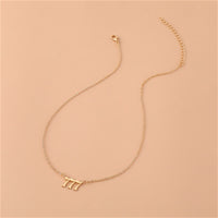 Angel Numbers Stainless Steel Necklace - Celestia-111-Silver-State of Style