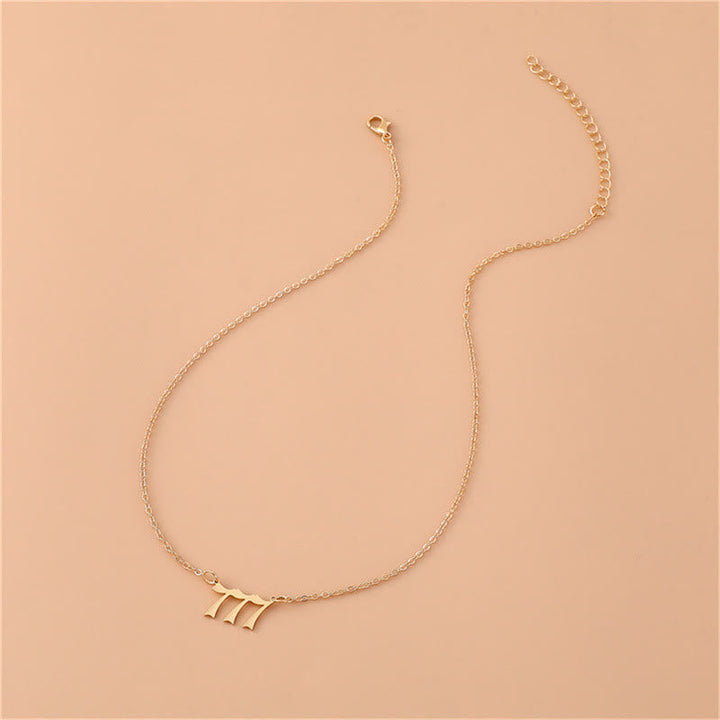 Angel Numbers Stainless Steel Necklace - Celestia-111-Silver-State of Style