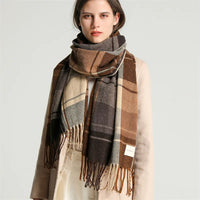 Angela Knitted Scarf | Trendy and Stylish-Navy Blue-State of Style