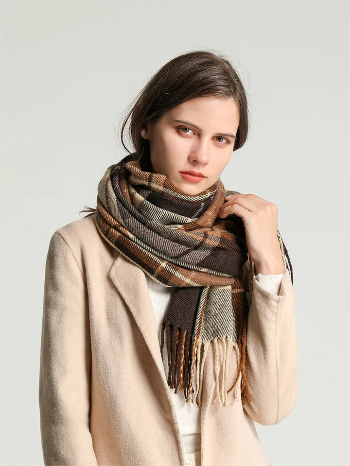 Angela Knitted Scarf | Trendy and Stylish-Navy Blue-State of Style