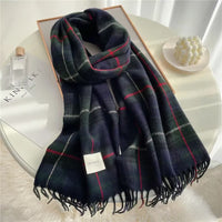 Angela Knitted Scarf | Trendy and Stylish-Navy Blue-State of Style
