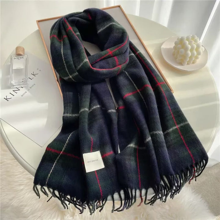 Angela Knitted Scarf | Trendy and Stylish-Navy Blue-State of Style