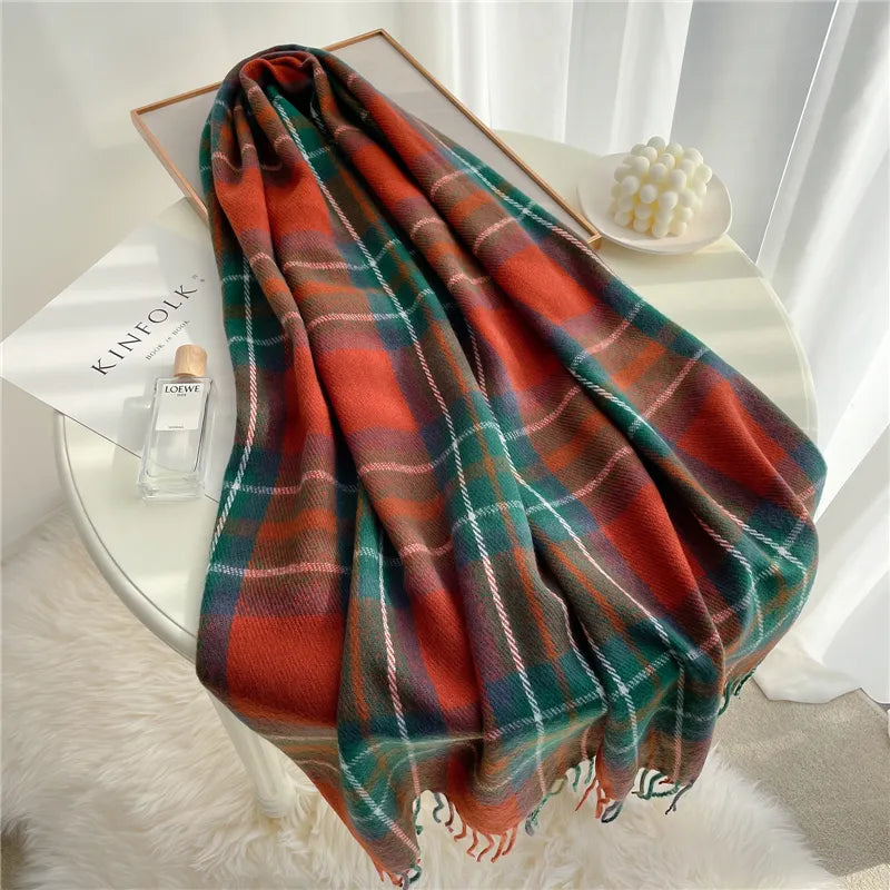 Angela Knitted Scarf | Trendy and Stylish-Orange-State of Style