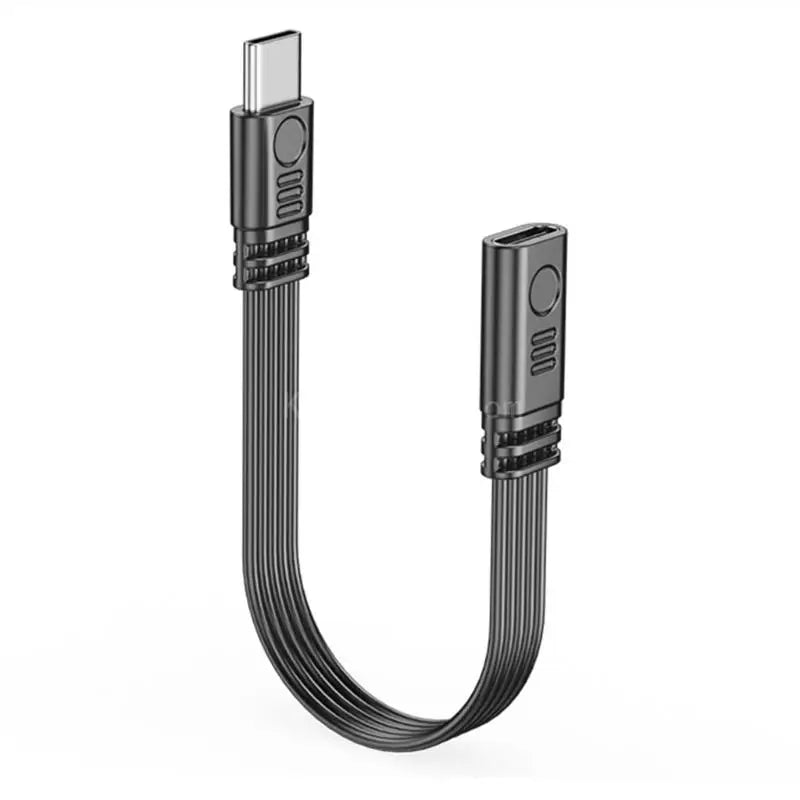 Angled Type-C to Type-C Adapter Cable – Power & Data Extension (Buy 1, Take 1 FREE)-5cm-LR male to female-State of Style