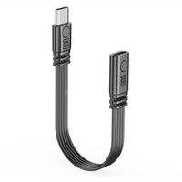 Angled Type-C to Type-C Adapter Cable – Power & Data Extension (Buy 1, Take 1 FREE)-5cm-LR male to female-State of Style